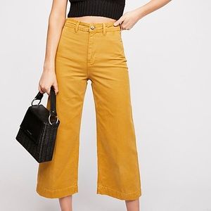 Free people patti pants in mustard